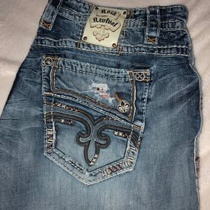 Men’s rock revival, relaxed fit, size 38/32